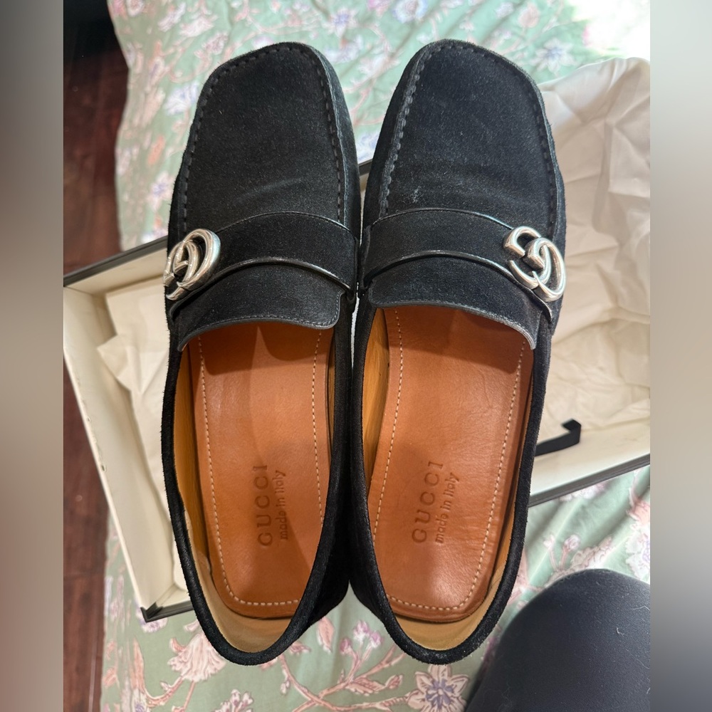 Gucci leather loafers